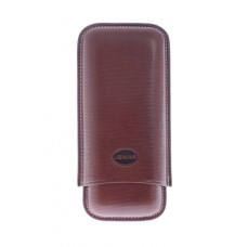 Чехол Jemar на 2 сигары Robusto, натуральная кожа (коричневый) (шт.)